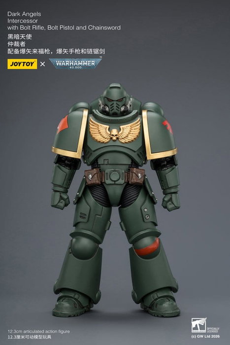 Joy Toy Warhammer 40,000 Dark Angels Intercessor figurine 12 cm