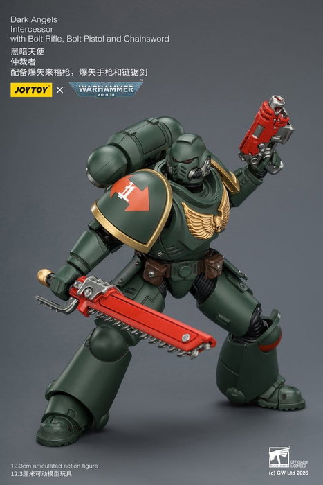 Joy Toy Warhammer 40,000 Dark Angels Intercessor figurine 12 cm