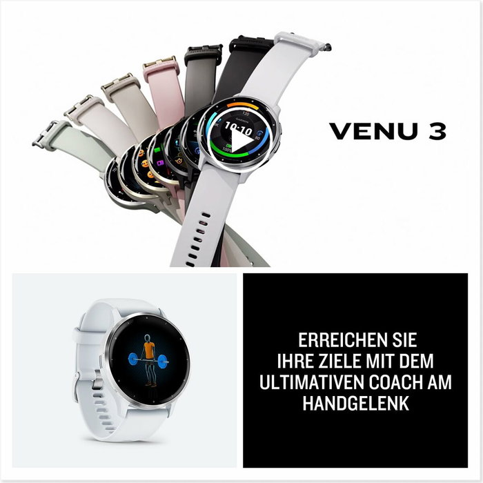 Montre intelligente GARMIN Venu 3S Ivoire 1,2"