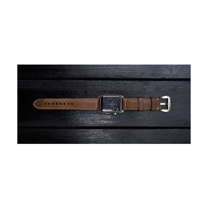 Nomad Nomad Strap Trad. Lthr. Brown Connect. Silver 42/44/45/49mm