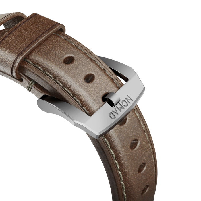 Nomad Nomad Strap Trad. Lthr. Brown Connect. Silver 42/44/45/49mm