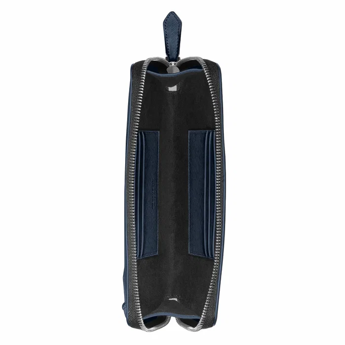 Montblanc MB131734 Étui en cuir bleu Saffiano Montblanc MB131734 Étui en cuir bleu Saffiano