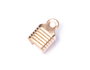 Innspiro Terminal métallique semitubo anilla doré 6,3x9,2x6,0mm
