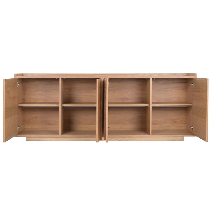 Home ESPRIT Buffet Naturel Bois MDF 200 X 40 X 75 CM