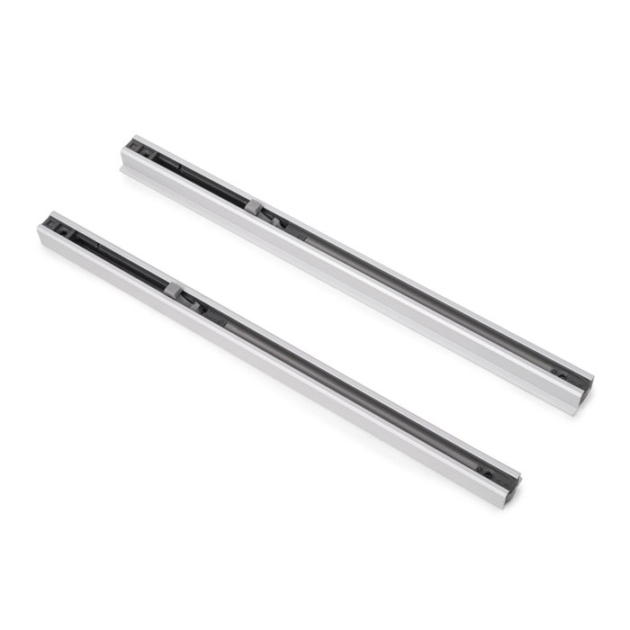 Emuca Kit de quincaillerie pour porte coulissante en bois Wall à fermeture souple, Acier et Aluminium et Plastique Emuca Kit de quincaillerie pour porte coulissante en bois Wall à fermeture souple, Acier et Aluminium et Plastique