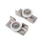 Emuca Kit de quincaillerie pour porte coulissante en bois Wall à fermeture souple, Acier et Aluminium et Plastique
