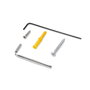 Emuca Kit de quincaillerie pour porte coulissante en bois Wall à fermeture souple, Acier et Aluminium et Plastique