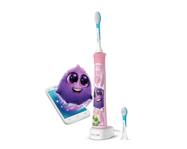 Philips HX6352/42 KIDSP Brosse à dents électrique pour enfants, rose