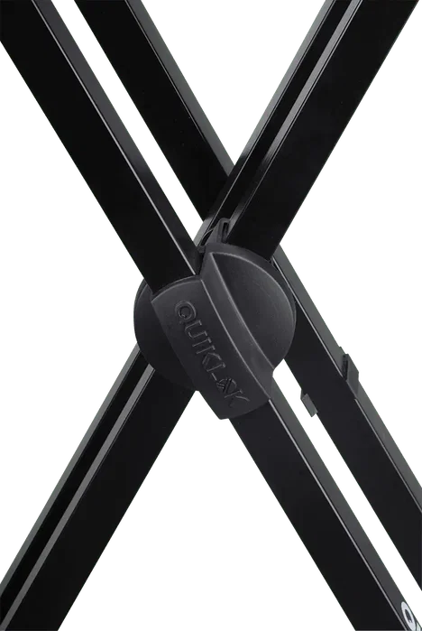 QUIKLOK Support pour clavier T500 - Format X avec système Trigger Lok - Acier noir pliable - Hauteur réglable QUIKLOK Support pour clavier T500 - Format X avec système Trigger Lok - Acier noir pliable - Hauteur réglable