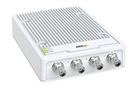 Axis M7104 Encodeur vidéo 4 canaux IP avec PoE, PTZ, H.264/H.265 et Zipstream