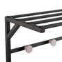 BigBuy Home Porte-manteau Noir Fer