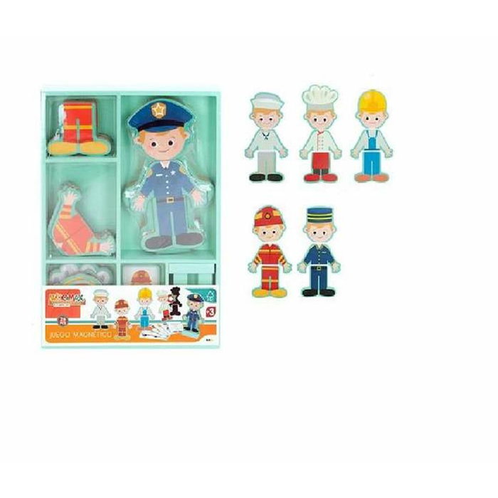 Colorbaby Puzzle Magnétique en Bois Vestidos Woomax