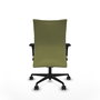 Piqueras Y Crespo Albacete Chaise de bureau exécutive, Vert olive, Mécanisme Synchro