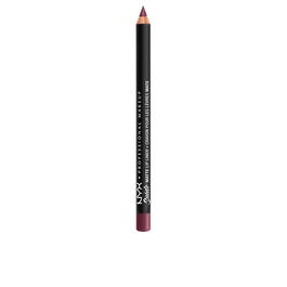 NYX Professional Make Up Crayon à Lèvres Suede Matte #Prune - Texture Crémeuse, Rendu Mat Élégant
