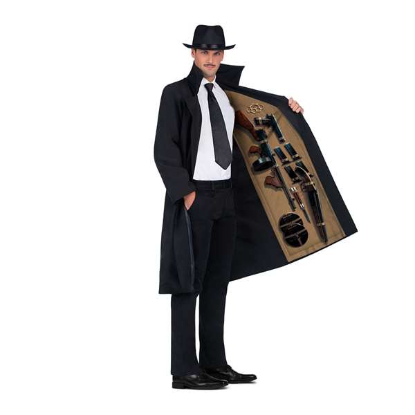 My Other Me Déguisement Mafioso 2 Pièces Noir Taille M