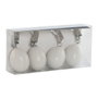Home ESPRIT Pince pour nappe Blanc 3,5 x 3,5 x 5,5 cm