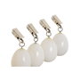 Home ESPRIT Pince pour nappe Blanc 3,5 x 3,5 x 5,5 cm