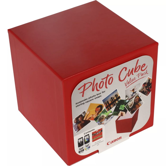 Canon Photo Cube Value Pack avec cartouches PG-560 / CL-561 et papier PP-201 Canon Photo Cube Value Pack avec cartouches PG-560 / CL-561 et papier PP-201
