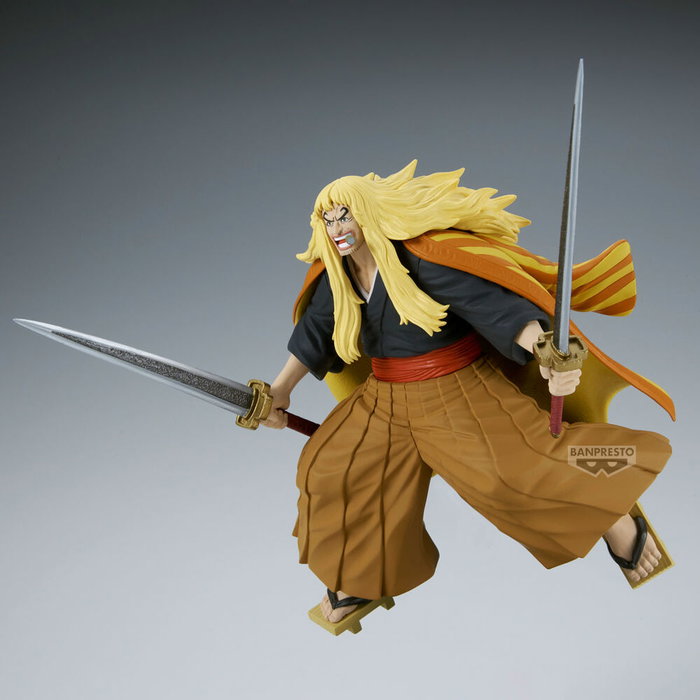 BANPRESTO Figura Shiki El Leon Dorado Battle Record One Piece 16cm