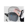 Trixie Panier pour porte-bagages vélo pour chien en plastique et métal - 36 x 47 x 46 cm - Gris - Transport extérieur pour petits chiens