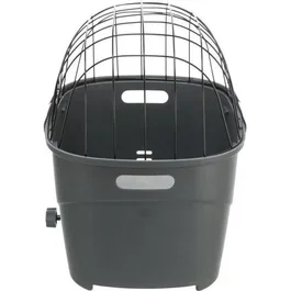Trixie Panier pour porte-bagages vélo pour chien en plastique et métal - 36 x 47 x 46 cm - Gris - Transport extérieur pour petits chiens