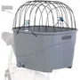 Trixie Panier pour porte-bagages vélo pour chien en plastique et métal - 36 x 47 x 46 cm - Gris - Transport extérieur pour petits chiens