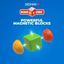 Geomag Magicube 061 - Jeu de construction magnétique 8 pièces pour enfants 1-5 ans - Cubes empilables en plastique 100% recyclé