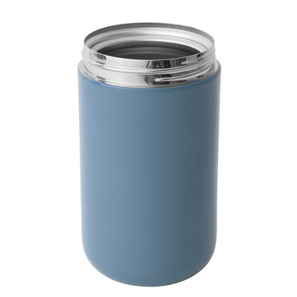 Berghoff 3950134 Boîte de Conservation Alimentaire Isotherme en Acier Inoxydable 0,75 Litres, Vacuum, Ajustée pour Garder le Chaud ou le Froid, Azur