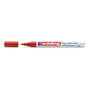 Edding Marqueur peinture 751 Rouge - Ref. 4-751002 - Pour surfaces lisses, métal, verre, plastique