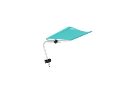 Marbueno 10438 Parasol Inclinable Aluminium Bleu pour Plage et Piscine 51 x 54 x 37 cm