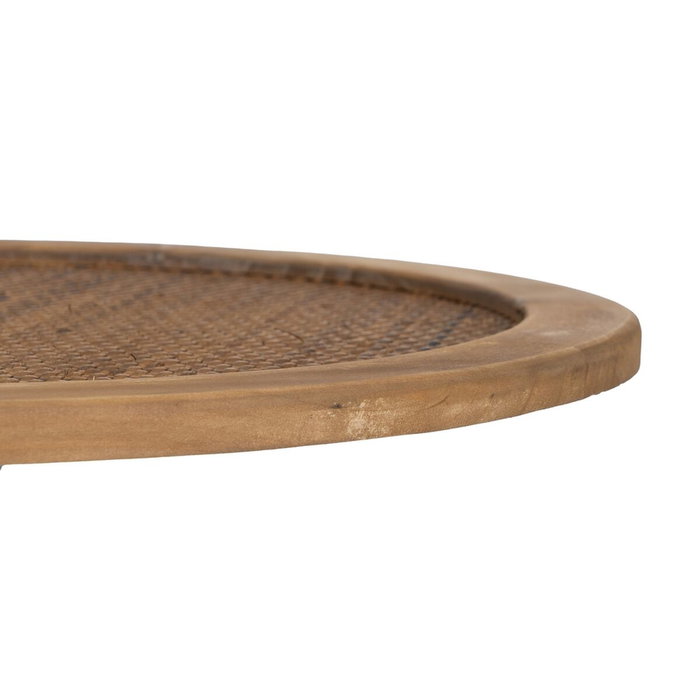 BigBuy Home Table d'appoint Noir Doré Fer 40 x 40 x 52 cm BigBuy Home Table d'appoint Noir Doré Fer 40 x 40 x 52 cm