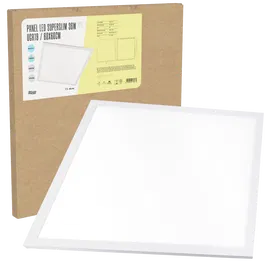 BX3 LIGHT - Panneau LED Superslim Modulaire 600x600 mm 36W Blanc Neutre 4000K BX3-PANMB59559536W-W, pour Plafond Démontable