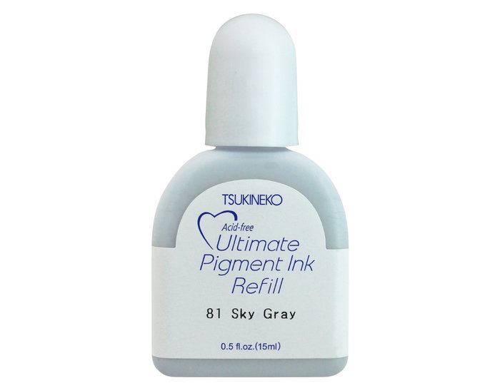 Tsukineko Versacolor Recharge d'encre Gris Ciel 15ml Tsukineko Versacolor Recharge d'encre Gris Ciel 15ml