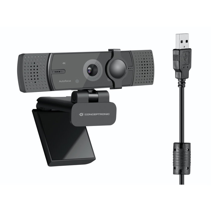 Conceptronic AMDIS08B Webcam 4K Ultra HD Grand Angle Conceptronic AMDIS08B Webcam 4K Ultra HD Grand Angle