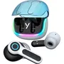 Yenkee YHP 10BT Écouteurs Sans Fil TWS EVEPLAY Rechargeables avec Bluetooth 5.3, Suppression de Bruit, Autonomie 26H pour Gaming, Musique et Appels