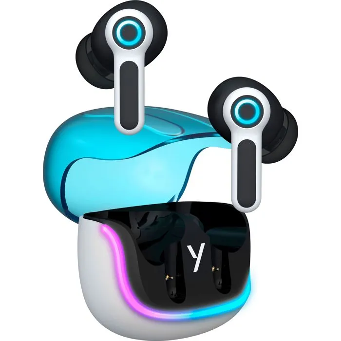 Yenkee YHP 10BT Écouteurs Sans Fil TWS EVEPLAY Rechargeables avec Bluetooth 5.3, Suppression de Bruit, Autonomie 26H pour Gaming, Musique et Appels