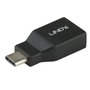 Lindy Adaptateur USB 3.2 Type C Mâle vers USB Type A Femelle - Transmission 10 Gbit/s