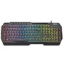 Krom Kit Gaming Kenta 4 en 1 RGB Clavier Souris Casque Tapis de Souris USB PC - 7200 DPI, Membrane, Son Stéréo