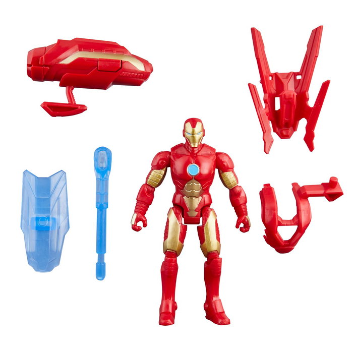 Hasbro - Figure d'action Iron Man Marvel Avengers Epic Hero F9342 avec accessoires, articulation, 10 cm, licencié Marvel, pour enfants à partir de 4 ans