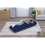 Bestway Matelas gonflable de camping 1 place, 185 x 76 x 22 cm avec pompe à pied intégrée et oreiller