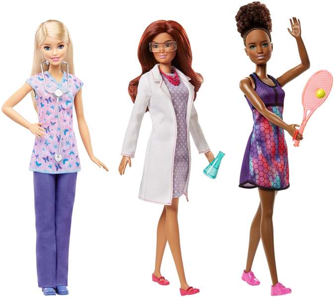 Mattel - Muñeca Barbie Yo Quiero Ser - Poupée Barbie Je Veux Être - Modèles Surtidos - Variété aléatoire - Produit en espagnol/portugais Mattel - Muñeca Barbie Yo Quiero Ser - Poupée Barbie Je Veux Être - Modèles Surtidos - Variété aléatoire - Produit en espagnol/portugais