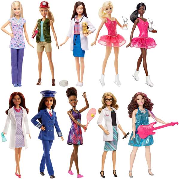 Mattel - Muñeca Barbie Yo Quiero Ser - Poupée Barbie Je Veux Être - Modèles Surtidos - Variété aléatoire - Produit en espagnol/portugais Mattel - Muñeca Barbie Yo Quiero Ser - Poupée Barbie Je Veux Être - Modèles Surtidos - Variété aléatoire - Produit en espagnol/portugais