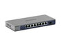 Netgear GS108X - Commutateur réseau 8 ports Gigabit Ethernet + 1 port SFP+ 10G, métal, sans ventilateur, installation murale ou bureau