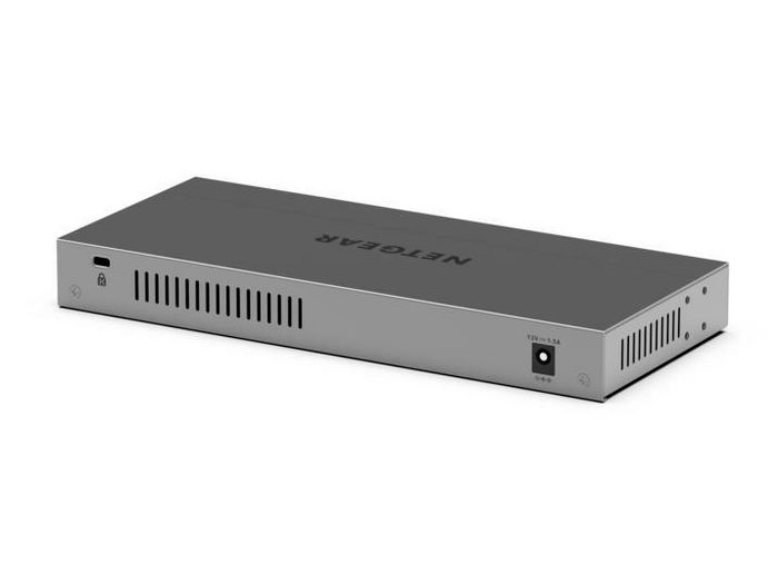 Netgear GS108X - Commutateur réseau 8 ports Gigabit Ethernet + 1 port SFP+ 10G, métal, sans ventilateur, installation murale ou bureau