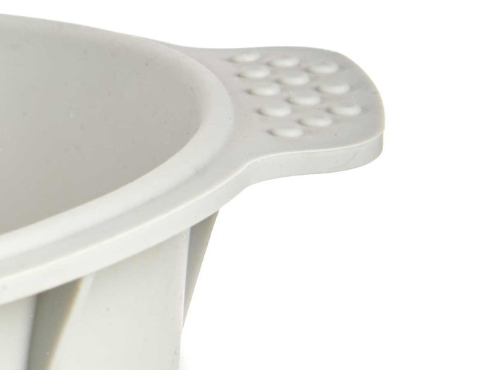 Kinvara Moule Silicone Rond avec Poignées Assortis 30 x 26 cm, 4.5 cm de Haut, Gris Clair/Foncé (Set de 12)