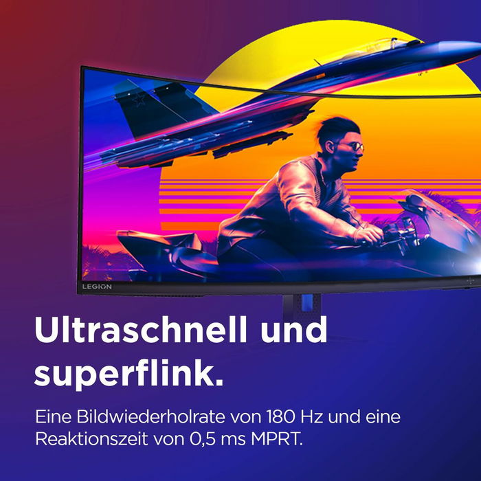 Lenovo R34w-30 / 67C7GACBEU Écran PC incurvé 34" UltraWide WQHD 144Hz HDR400 FreeSync Premium Noir