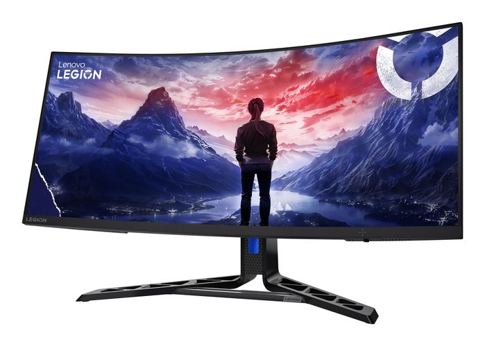 Lenovo - Écran Courbe Gaming 34" (86.4cm) Ultra-Large WQHD 3440x1440, 180 Hz, 0.5 ms MPRT, 1500R, Haut-Parleurs, HDMI/DisplayPort