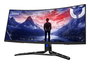 Lenovo - Écran Courbe Gaming 34" (86.4cm) Ultra-Large WQHD 3440x1440, 180 Hz, 0.5 ms MPRT, 1500R, Haut-Parleurs, HDMI/DisplayPort