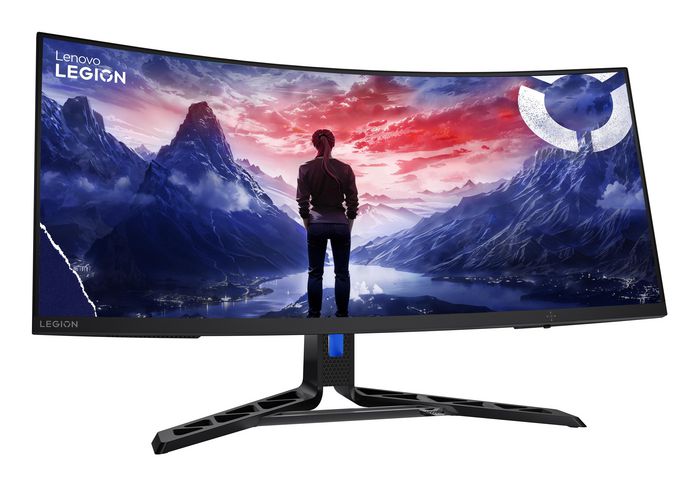 Lenovo - Écran Courbe Gaming 34" (86.4cm) Ultra-Large WQHD 3440x1440, 180 Hz, 0.5 ms MPRT, 1500R, Haut-Parleurs, HDMI/DisplayPort