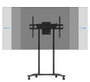 B-Tech BT8558 Momentum E-Lift - Support mobile motorisé pour écrans 55-100 pouces